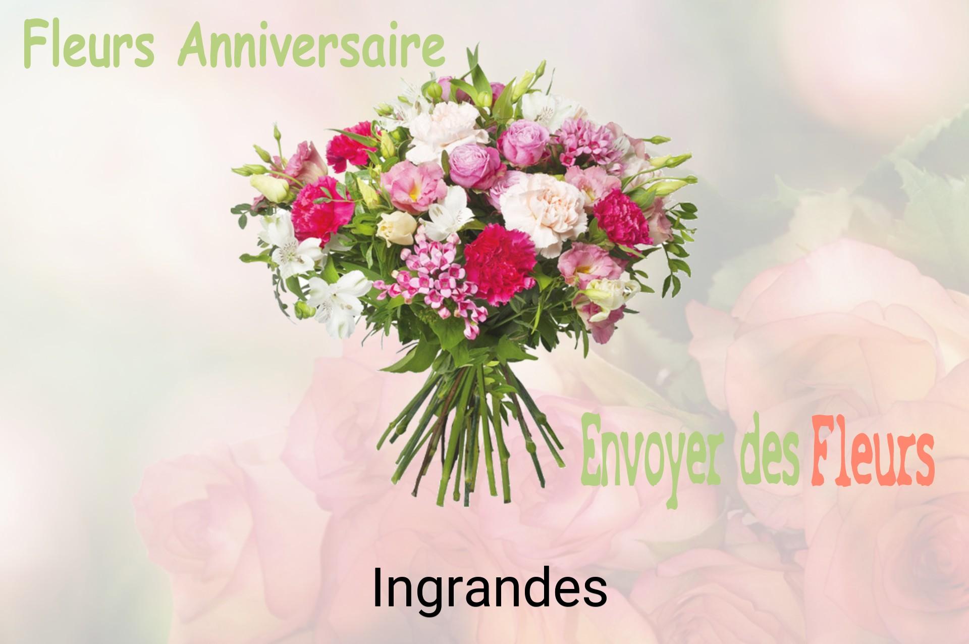 Bouquet de fleurs d’anniversaire livré à Ingrandes