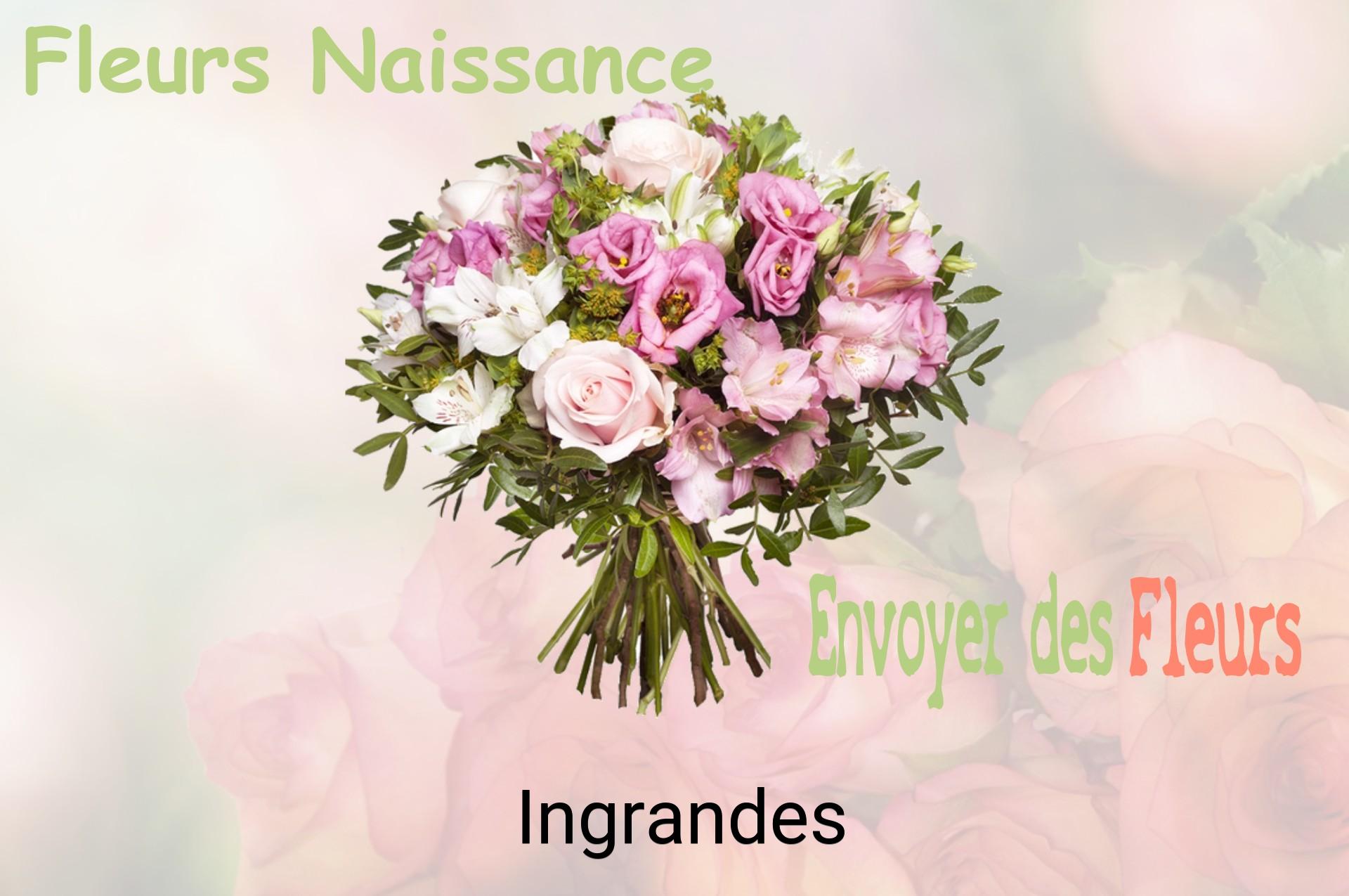 Bouquet de fleurs de naissance livré à Ingrandes
